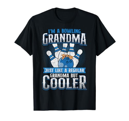 Bowling Grandma Bowling Lover Bowler Equipo Novedad Camiseta