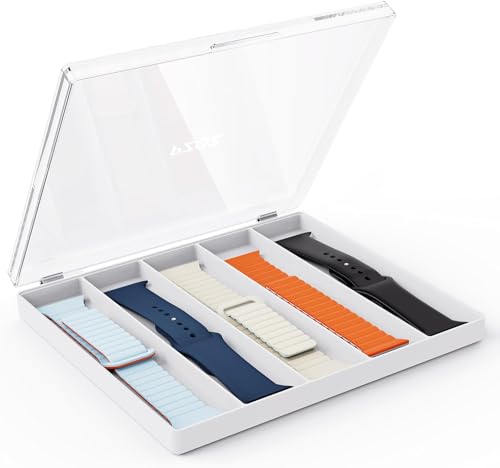 Ya en manzanajugosa.com: PZOZ Correa de reloj, accesorios para Apple Watch, almacenamiento de relojes inteligentes, caja organizadora