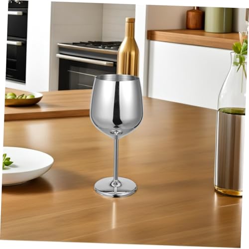 Verres à vin incassables dorés LABRIMP en acier inoxydable réutilisables - 8