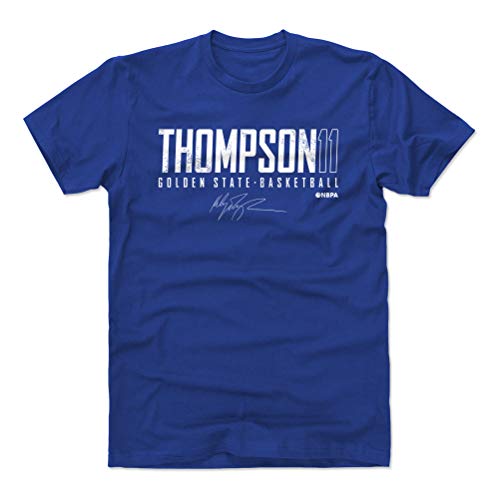 500 LEVEL Klay Thompson Shirt (Cotton, Large, Royal Blue) - Klay Thompson Golden State Elite WHT