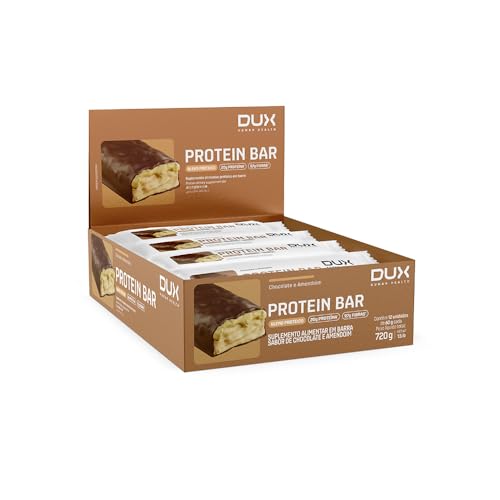 PROTEIN BAR - 12 UNIDADES Sabor Chocolate e Amendoim