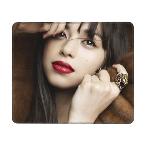 事務用品、中条あやみ (6) マウスパッド 水洗い 滑り止め 耐久性が 多機能 おしゃれオフィスマウスパッド