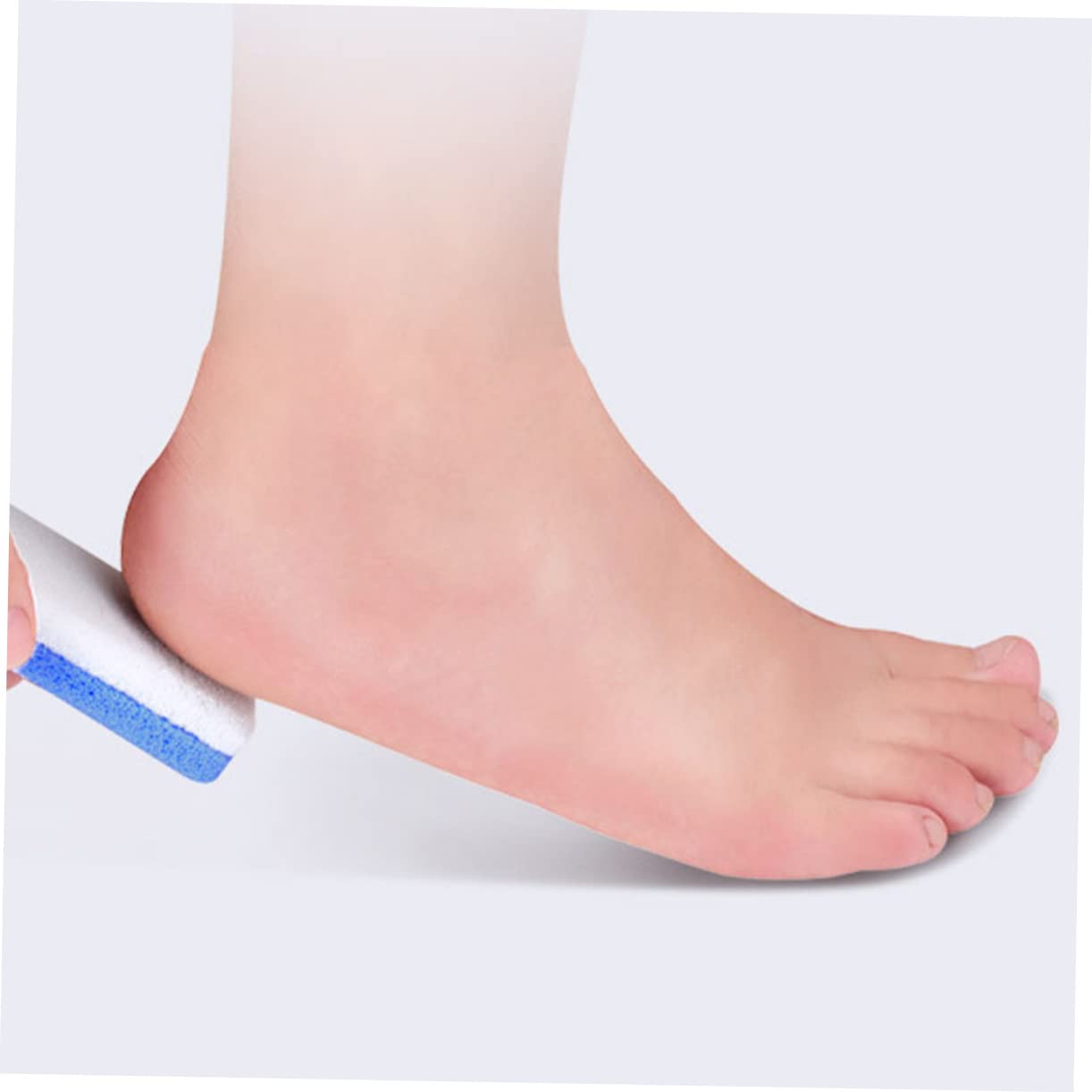 4 sztuk dwukolorowy pumeks narzędzia do Pedicure pumeks Pedicure szklana stopa kamień pianka szkło zmywacz do makijażu obcas
