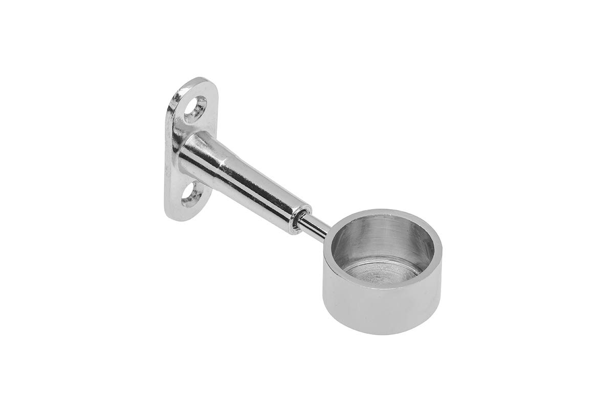 GTV Adjustable Wardrobe Hanging Rail End Support Socket for use with Dia.25mm Rails