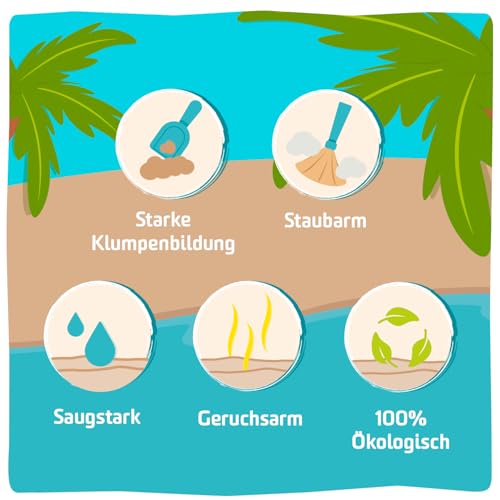 Kitty Bay – Meow Tai – ÖKO Katzenstreu klumpend und staubfrei, 10 Liter