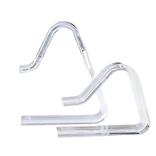 ELzkvftn Transparent Plastic Stainless Steel Tablecloth Clips