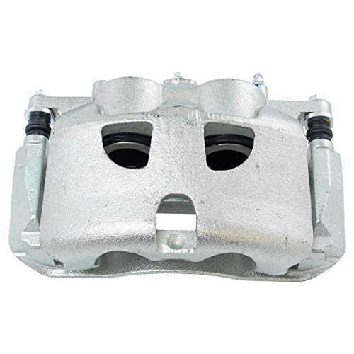 Image of TRQ Front and Rear Brake Caliper Set Zinc Coated Brackets Compatible with 2015-2018 Ford F 150