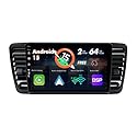 SXAUTO [2G+64G] Android 15 Autoradio für Subaru Legacy Outback (2003-2009) - Eingebaut CarPlay Android Auto - Kamera - Lenkradsteuerung/DAB/4G/Dual-Band WiFi/Bluetooth 5.0/DSP - 2 Din 9 Zoll