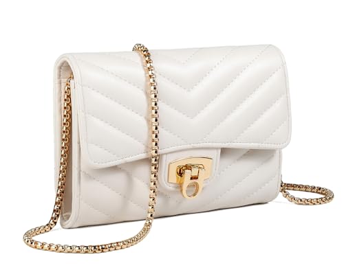 Image of YAZEKOUS Crossbody Bags Small Purse for Women Leather Phone Clutch Purses | Crossbody Purses with Card Slots Chain, Mini Sling Shoulder Cross Body Bag, Vegan Leather Phone Wallet Travel Outdoor Daily