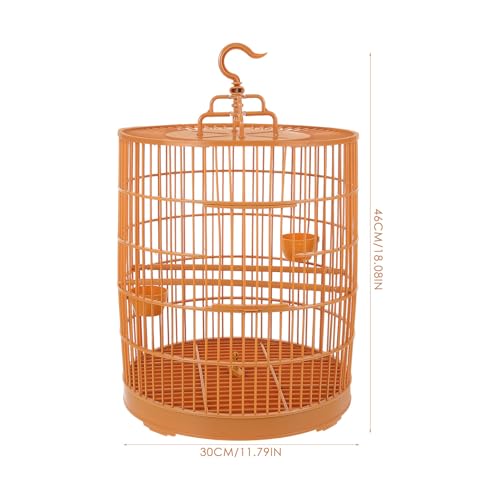 Volière ronde suspendue pour sublimer votre salon et accueillir vos oiseaux - 3