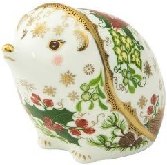 Royal Crown Derby 1st Quality Winter/Christmas Hedgehog Paperweight