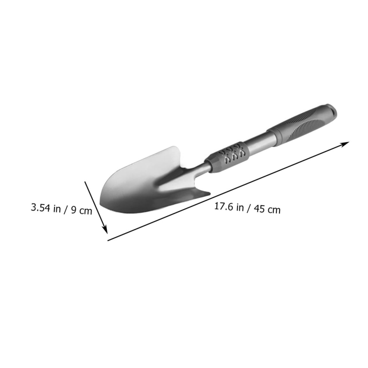 PartyKindom Kit D’Outils de Jardinage pour Usage Domestique 3 Pièces, Pelle à Transplanter en Acier et PVC, pour Plantation, Désherbage et Ameublir Le Sol