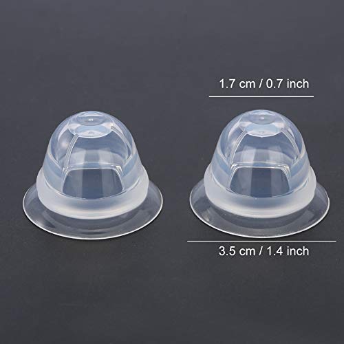 Corretor de Mamilo, 1 Par/conjunto de Silicone para Mamilos Enlager Extratores Auxiliares Amamentaçã