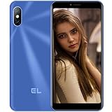 KXD EL 6C | Unlocked Cell Phone | 5.5' Full Screen Display | 16GB ROM | 2500mAh Battery | 8MP Camera | 4G Android Smartphone | US Version | Blue