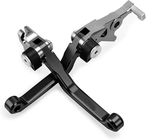 Manetas de freno de motocicleta ajustables y embrague pivotante para Honda CRF250L 2012-2021 color negro