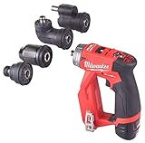 Trapano completo di mandrini intercambiabili 4 funzioni in 1. Adatto a molteplici applicazioni. Completo di Valigetta, caricabatterie e 2 batterie da 12 V 2 AH.