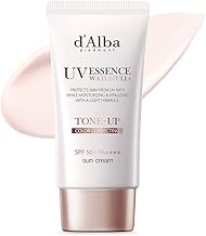 d'Alba Tone Up Sun Cream, 1.7 fl oz (50 ml), Korean Official Genuine Product, Makeup Base, Sunscreen, Sunscreen Cream, UV Protection, Moisturizing, UV Protection, Vegan