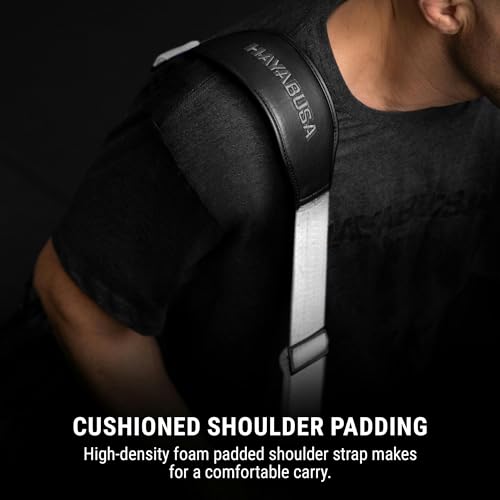 Image of Hayabusa Jiu Jitsu Ranked Duffle Strap - White, One