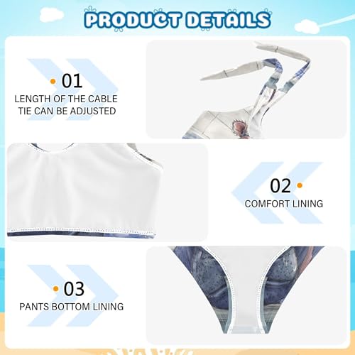 Hippo Animal in Tub Girls Bikini Sets 2 Piece Swimsuits Bathing Suit Swimwear4