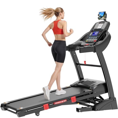 Image of 4.5HP Folding Treadmill for Home with 15% Auto Incline,Treadmill 300 LB Capacity Bluetooth App Control