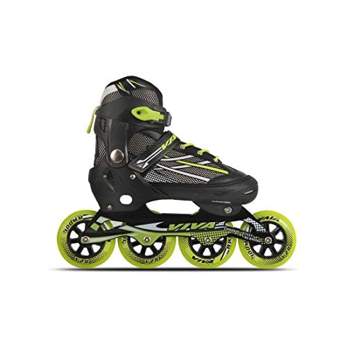 SVAAN Viva INLINESKATES90MM911 Synthetic Skates (GreenBlack