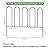 18 Panels Decorative Garden Fence Animal Barrier Fence 25ft(L) No Dig Fence Panels Small Garden Fence Border for Dog Rabbit Blocker Fencing Rustproof Metal Flower Edging Borders for Yard Patio Outdoor