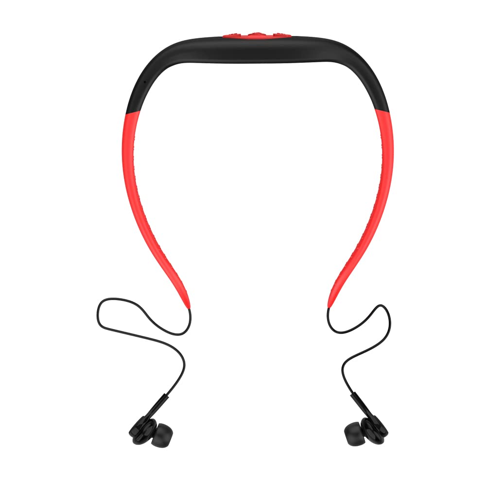 Lettore musicale impermeabile Mp3, 8 GB di memoria, Hi-Fi Stero, radio FM, auricolare Bluetooth per nuoto, surf, corsa, sport (giallo)