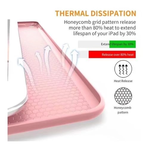 Coque iPad Pro 13 2024 silicone souple TPU pliable Y vert matcha