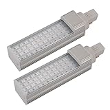 Ruilogod 2pack DIY accessories for PLC Lamp G24 9W PLC Lamp Housing Kit w Clear Cover (id: 7bf 471 27b af0 122