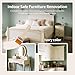 All-in-One Matte Wood Furniture Paint Kit - Non-Toxic & Odorless Water-Based Formula - No Sand/Prime/Varnish - Indoor Safe Furniture Renovation with Tools (Cream,32 Oz)