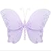 Hanging Butterfly 10" Medium Purple Lavender Twinkle Nylon Mesh Butterflies Decorations Decorate Baby Nursery Bedroom, Girls Room Ceiling Wall Decor, Wedding, Birthday Party, Baby Shower, Bathroom, 3D Art