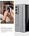 Miimall for Galaxy Z Fold 7 Case with Privacy Screen Protector, Built-in Adjustable Kickstand & Magnetic Hinge & Upgraded Camera Protection All-Inclusive Protective Cases for Galaxy Z Fold 7 5G Grey