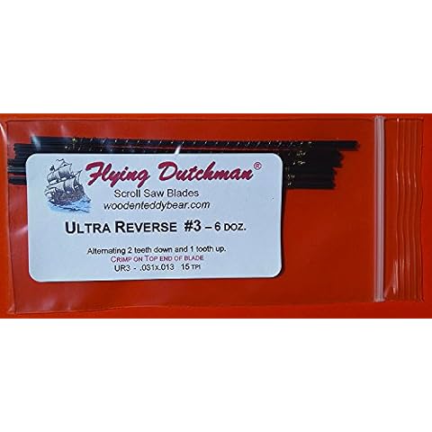 Flying Dutchman Ultra Reverse #3 Six Dozen Scroll Saw Blade Pack Cover