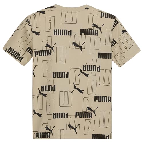 Image of Puma Boys' Short Sleeve Cotton Graphic T-Shirt, Crewneck