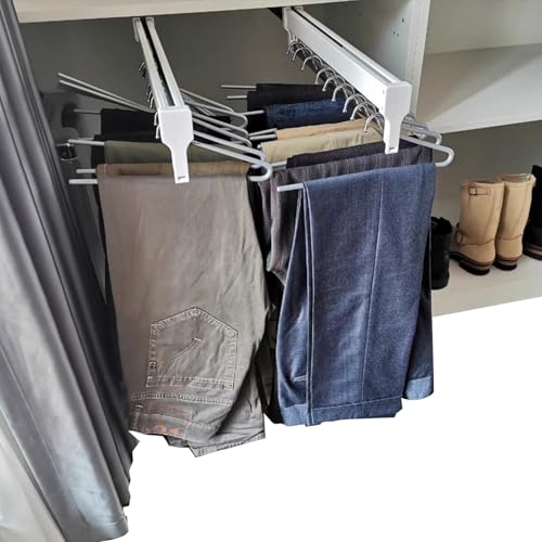 Tringle à vêtements rétractable réglable 30-60 cm extra durable 54 cm pouvant supporter 25 kg - 2