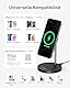 Anker MagGo 15W Magsafe Ladegerät kompatibel, 2-in-1 Induktive Ladestation, Qi2 Wireless Charger für iPhone 16/15/14/13/12, AirPods Pro, Mit 1,5m USB C Kabel, ohne Netzteil