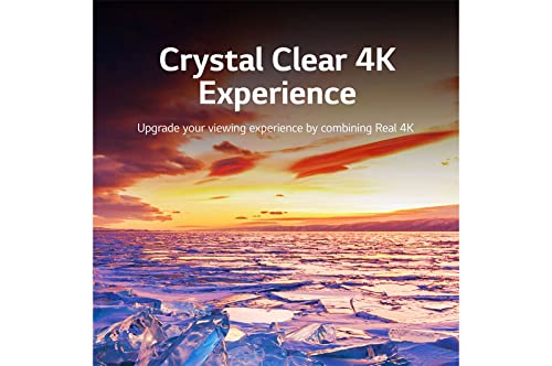 تلفزيون من ال جي مقاس 50 بوصة UHD بجودة 4 كيه اصدار 80، HDR10 برو ومعالج ذكاء اصطناعي ايه 5 الجيل الخامس، تقنية اتش جي اي جي، بجودة 4 كيه تصميم بدون اطار (طراز 2022)، موديل 50UQ80006LD