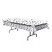Beistle Musical Notes Tablecover in White/Black, Music Party Supplies, 50's Theme Rock and Roll Tableware, Awards Night Decorations, 108