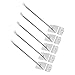 6 Inch Wall Panel Hook, 15cm Hook Wall Carrier Shop Slat Wall Panel Slat Wall Panel Hook, Safety Smooth Round Tailpipe for Slat Walls Industry