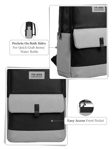 Image of FUR JADEN Anti Theft Number Lock Backpack Bag with 15.6 Inch Laptop Compartment, USB Charging Port & Organizer Pocket for Men Women Boys Girls