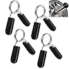 Lestino-Spring-Clip-Collars-1-inch-25-mm-for-Smooth-Dumbbell-Handle-or-Standard-Weightlifting-Barbell-Pack-of-4 Lestino Spring Clip Collars, 1 inch (25 mm) for Smooth Dumbbell Handle or Standard Weightlifting Barbell (Pack of 4)