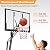 LotFun Basketball Hoop Portable with 44 Inch Shatterproof Backboard, 5.2-10FT Height Adjustable Basketball Goal System with Ball Return and Wheels for Youth/Adults Indoor Outdoor Pool