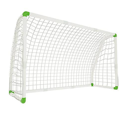HENGMEI Portería de fútbol de PVC para niños, Red de fútbol, fútbol, portería de fútbol, portería para jardín, Parque, Playa o vestíbulo, 180 x 120 x 80 cm Cover