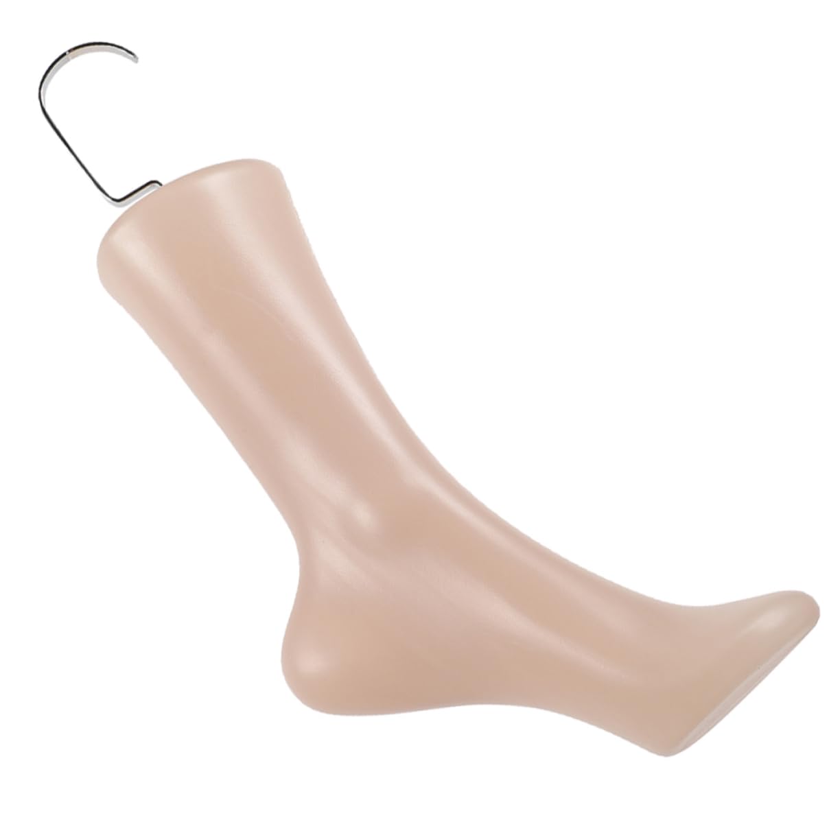 OKUMEYR Foot Model Display Stand for Socks Ankle Bracelets Mannequin Leg Support with Hook for Shoe Models for Shopping Malls Exhibitions and Counters
