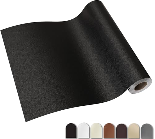 HIHIMARVEX 合皮 補修シート 大判 40CM *150CM 強粘着 レザー補修シート 合皮補修パッチ 合皮補修テープ ソフト手触り 良く伸びる ソファー 家具補修 車の座席用 貼るだけ (ブラック) HIHIMARVEX 合皮 補修シート 大判 40CM *150CM 強粘着 レザー補修シート 合皮補修パッチ 合皮補修テープ ソフト手触り 良く伸びる ソファー 家具補修 車の座席用 貼るだけ (ブラック)