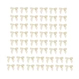 AYNKH 50 Stück selbstklebende Geschenkschleifen, 2,5 cm Band, Geschenkschleife, niedliches Zubehör zum Verpacken von Geschenken, Weinglas, Hochzeit, Weihnachten, Geburtstag, Party, Boxen