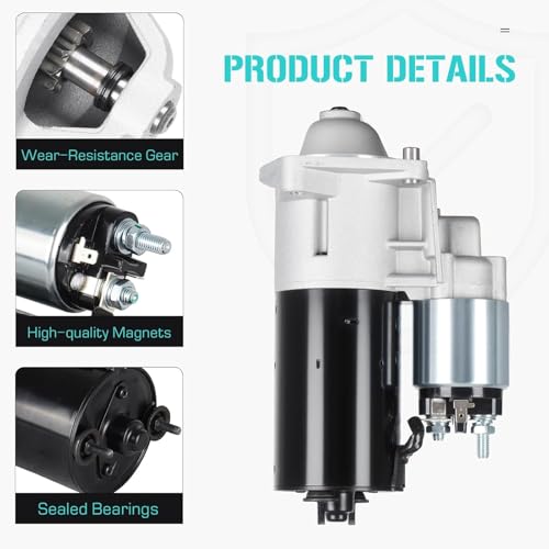 Motor de arranque nuevo para Volvo 850 1993-1997, S40 V40 2000-2004, C70 1998-2004, S60 2001-2006, S70 1998-2000, S80 2004-2006, V70 1998-2006, XC70 XC90 2003-2006 miniatura 2