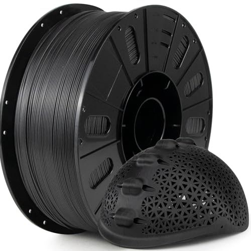 Image of IEMAI Carbon Fiber PETG Filament 1.75mm Matte Black 2.5KG, PETG-CF 3D Printer Filament with Dimensional Stability & Low Warpage, High Stiffness, Heat Resistant, Easy Print