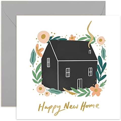Old English Co. Floral Happy New Home Card Cover