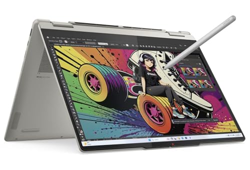 Lenovo Yoga 7 2-in-1 Laptop 14AKP10 - AMD Ryzen AI 5 340 Copilot PC - 14” WUXGA OLED Touch Display, 16GB Memory, 1TB SSD, Yoga Pen, Wi-Fi 7, FP Reader, and Win 11 Home 83JR0003US